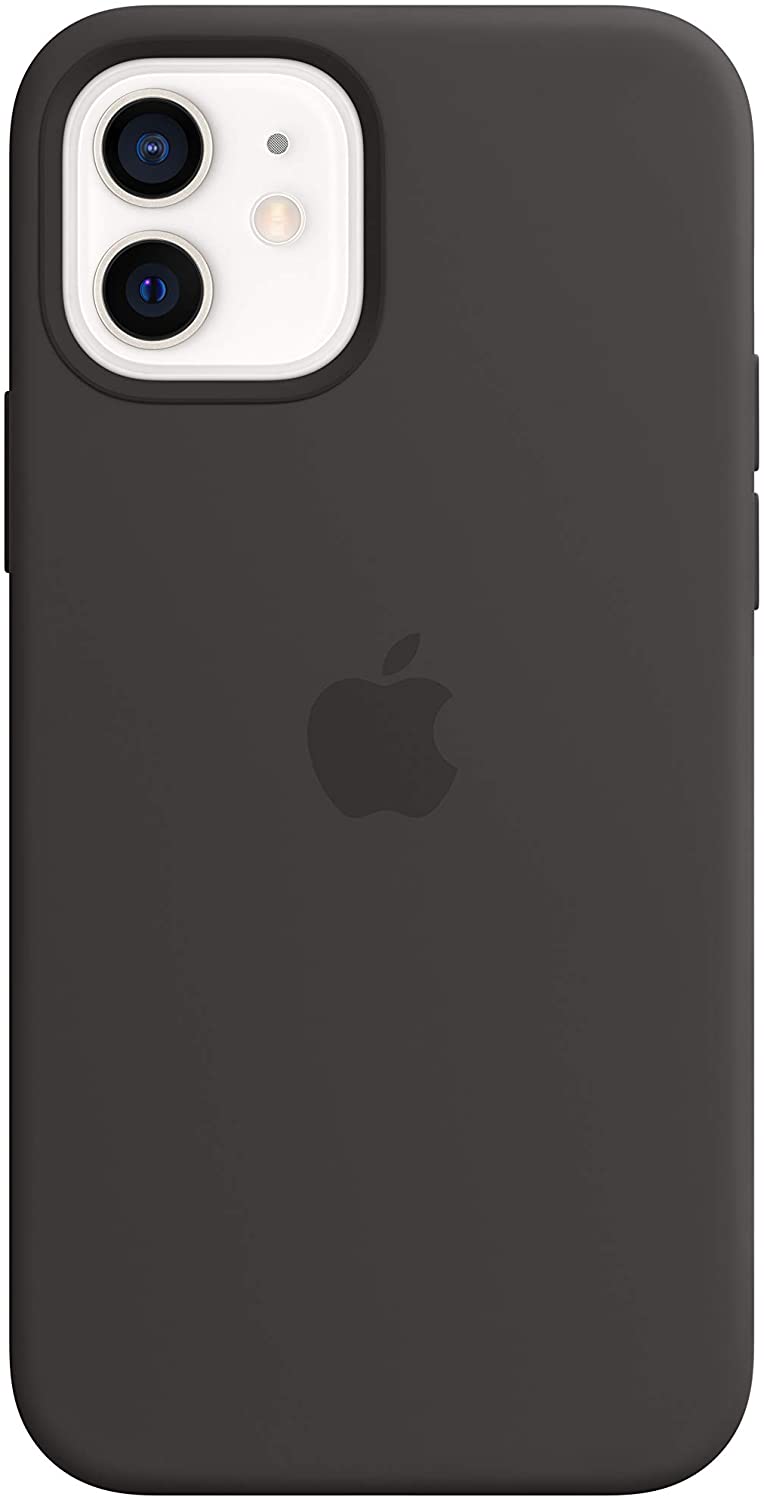 Apple Silicone Case with MagSafe (for iPhone 12 | 12 Pro) - Black