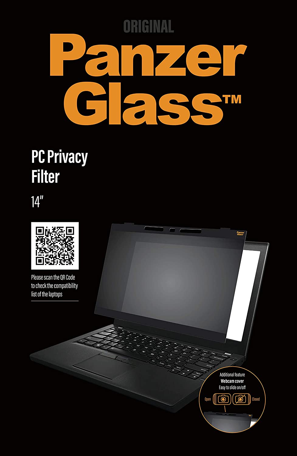 PanzerGlass Privacy Screen Protector for Lenovo Devices Clear