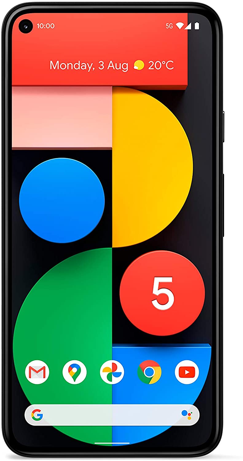 Google Pixel 5 128GB + 8GB 5G Factory Unlocked Google Edition - Just Black