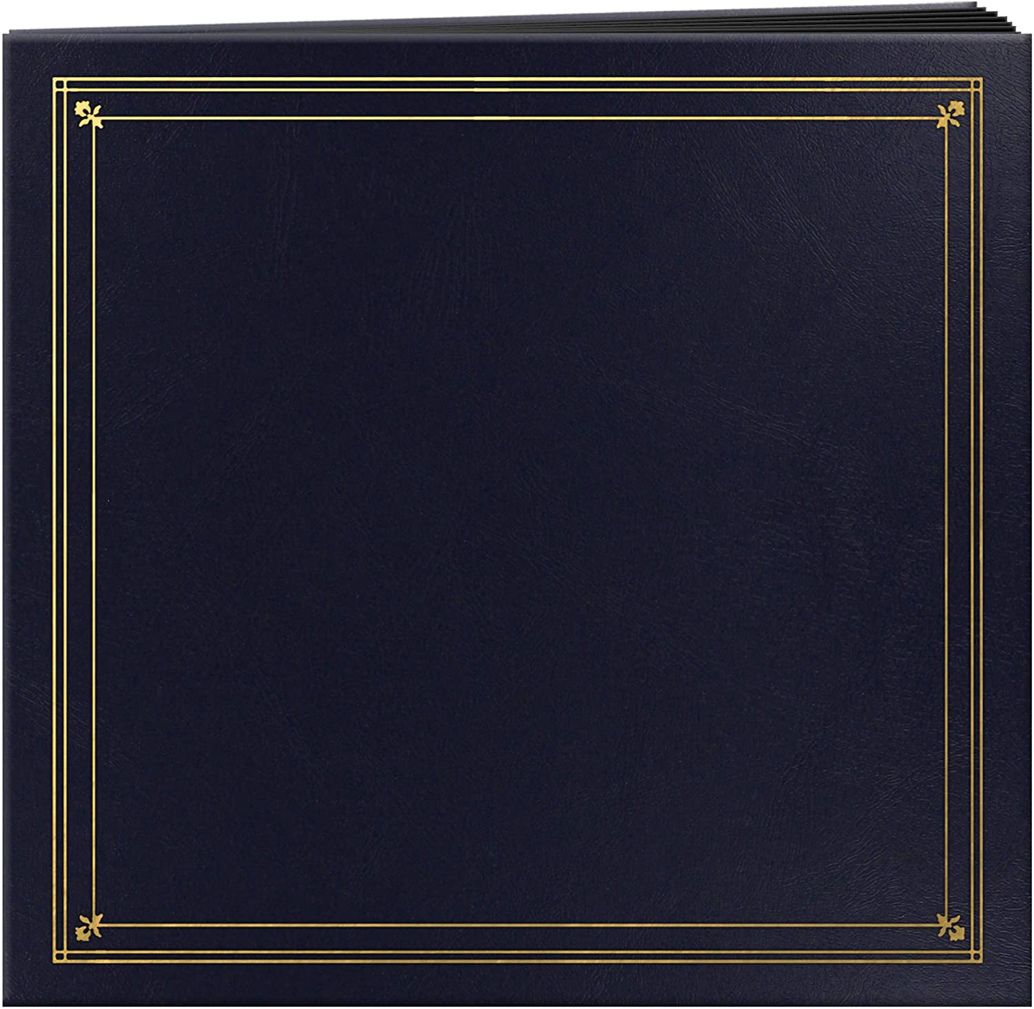 Pioneer BSP-46/NB Photo Albums 204-Pocket Post Bound Leatherette Cover Photo Album for 4 by 6-Inch Prints, Navy Blue