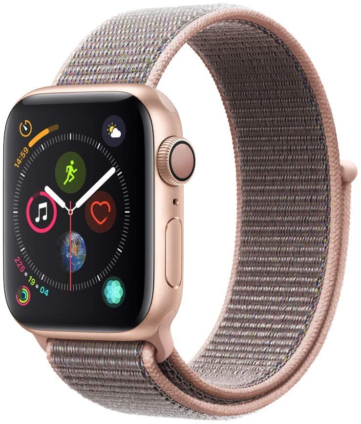 Apple Watch Series 4 GPS 40mm Gold Aluminium Case With Pink Sand Sport Loop