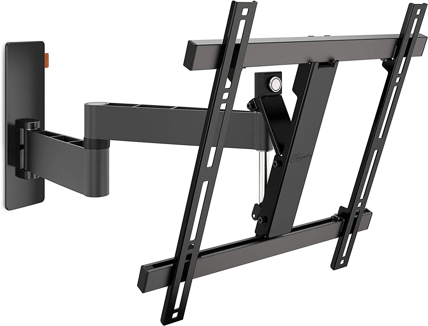 Vogel's WALL 3245 Black, TV wall mount bracket for 32 - 55 Inch TVs, Swivel and tilt 180º, Max 20 kg and up to VESA 400x400