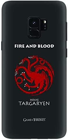 جراب أنيق لهاتف Samsung Galaxy S9 من Stylizedd بلمسة نهائية غير لامعة - Got House Targaryen - رمادي/Galaxy S9 Slim/رمادي