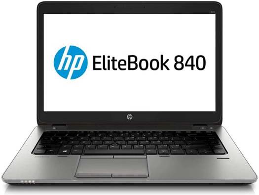 HP EliteBook 840 G1 14 Inch Touch Screen Laptop 4th Generation Intel Core i5-4200U Processor Intel HD Graphics English Keyboard Windows 10 256GB HDD - 16GB RAM - Grey