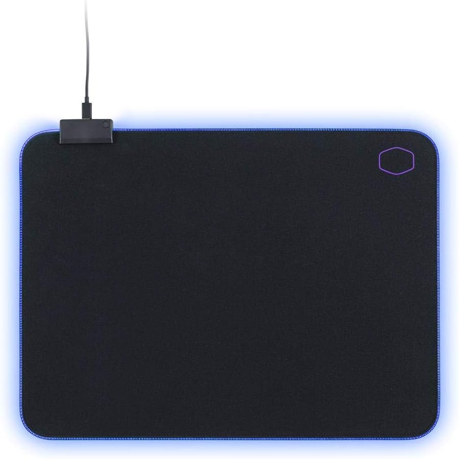 Cooler Master Masteraccessory Mp750 L Soft Mouse Pad With Water Resistant Surface And Thick RGB Borders