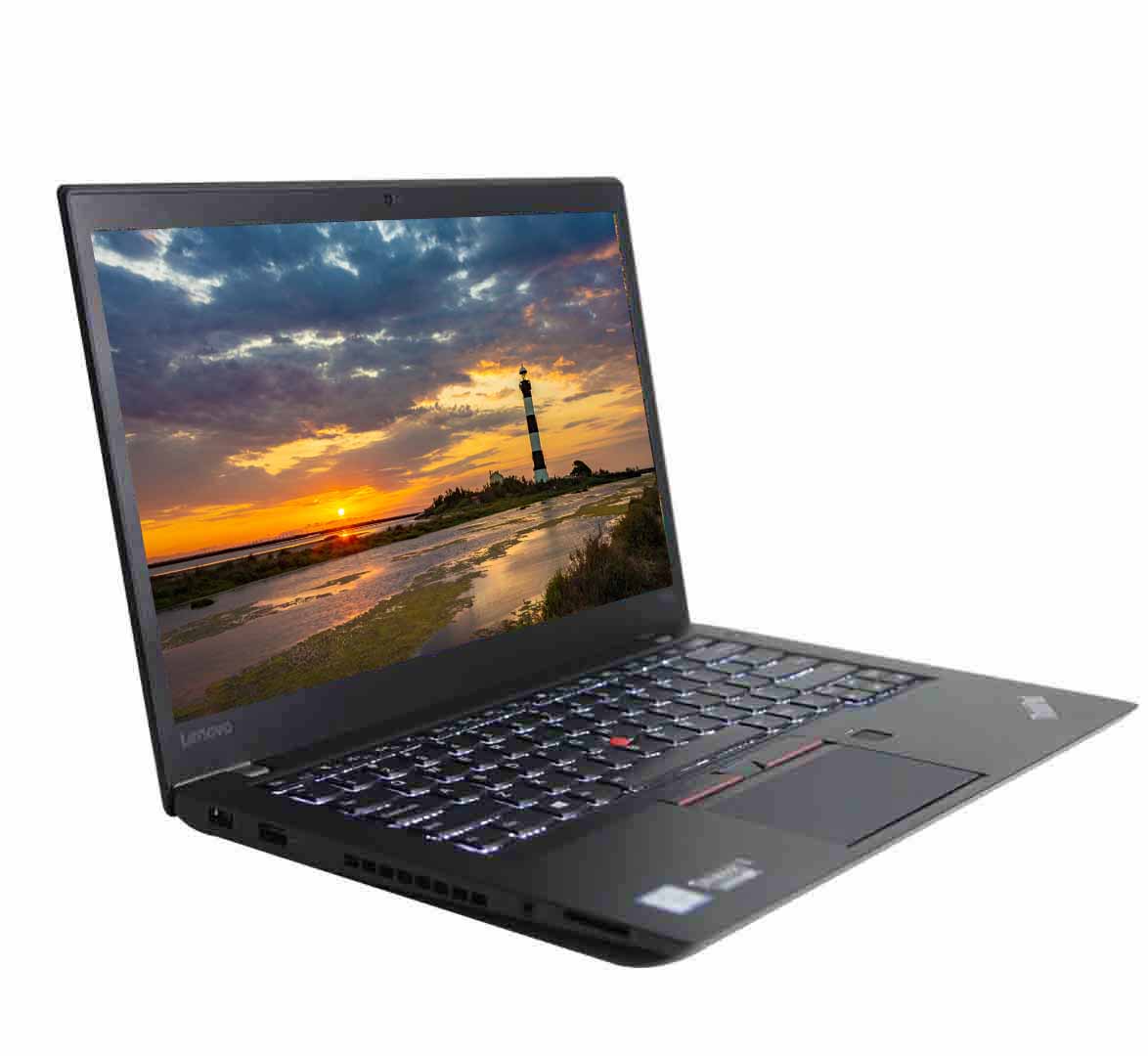 Lenovo ThinkPad T460S 14 inches Laptop, Core i5-6200U 2.3GHz, 8GB RAM, 256GB Solid State Drive, Windows 10 Pro - Black