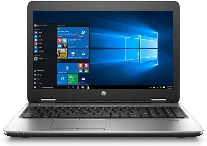 HP ProBook 650 G3 Business Laptop 15.6 Inch HD Intel Core i5-7300U 2.5GHz Up to 3.1GHz Backlit Keyboard Fingerprint CAM Windows 10 Pro 64Bit 512GB SSD - 8GB RAM - Grey