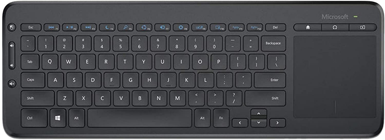 Microsoft Wireless All -in-one Media Keyboard Black ( Arabic Keyboard ) - [N9Z-00019]