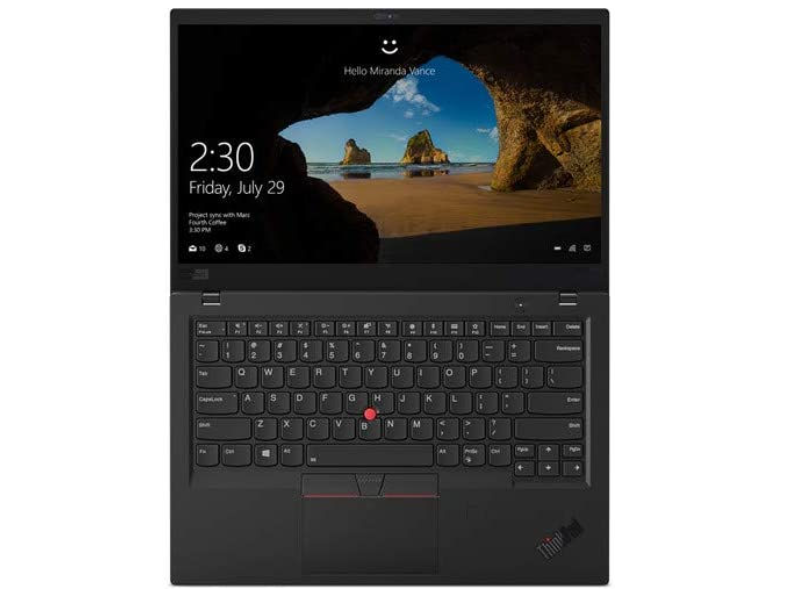 Lenovo ThinkPad X1 Carbon Laptop Intel Core i7 8th Gen, 8GB RAM, 256GB SSD, 14-Inches, Intel HD Graphics, Win - Black.