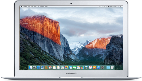 Apple Macbook Air 7,2 13Inches Early 2015 1.6GHz i5 8GB RAM 256GB SSD ENG KB Silver A1466