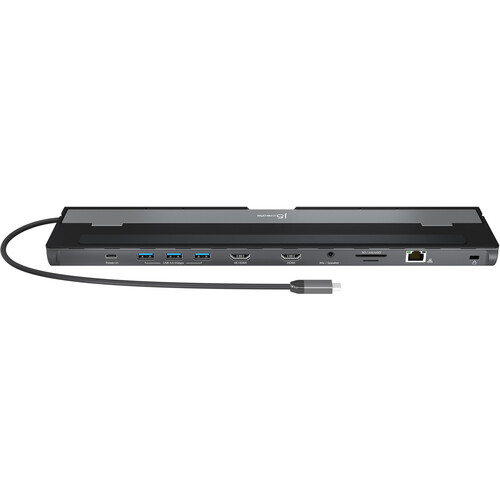 J5create USB-C Dual HDMI Docking Station (JCD542) - Black