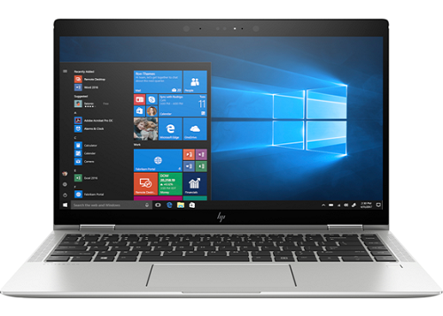 HP EliteBook x360 1040 G5 i7 الجيل الثامن مع ذاكرة وصول عشوائي (RAM) سعة 16 جيجا بايت ، 512SSD Intel UHD Graphics Windows 10 Pro ، لوحة مفاتيح باللغة الإنجليزية - فضي