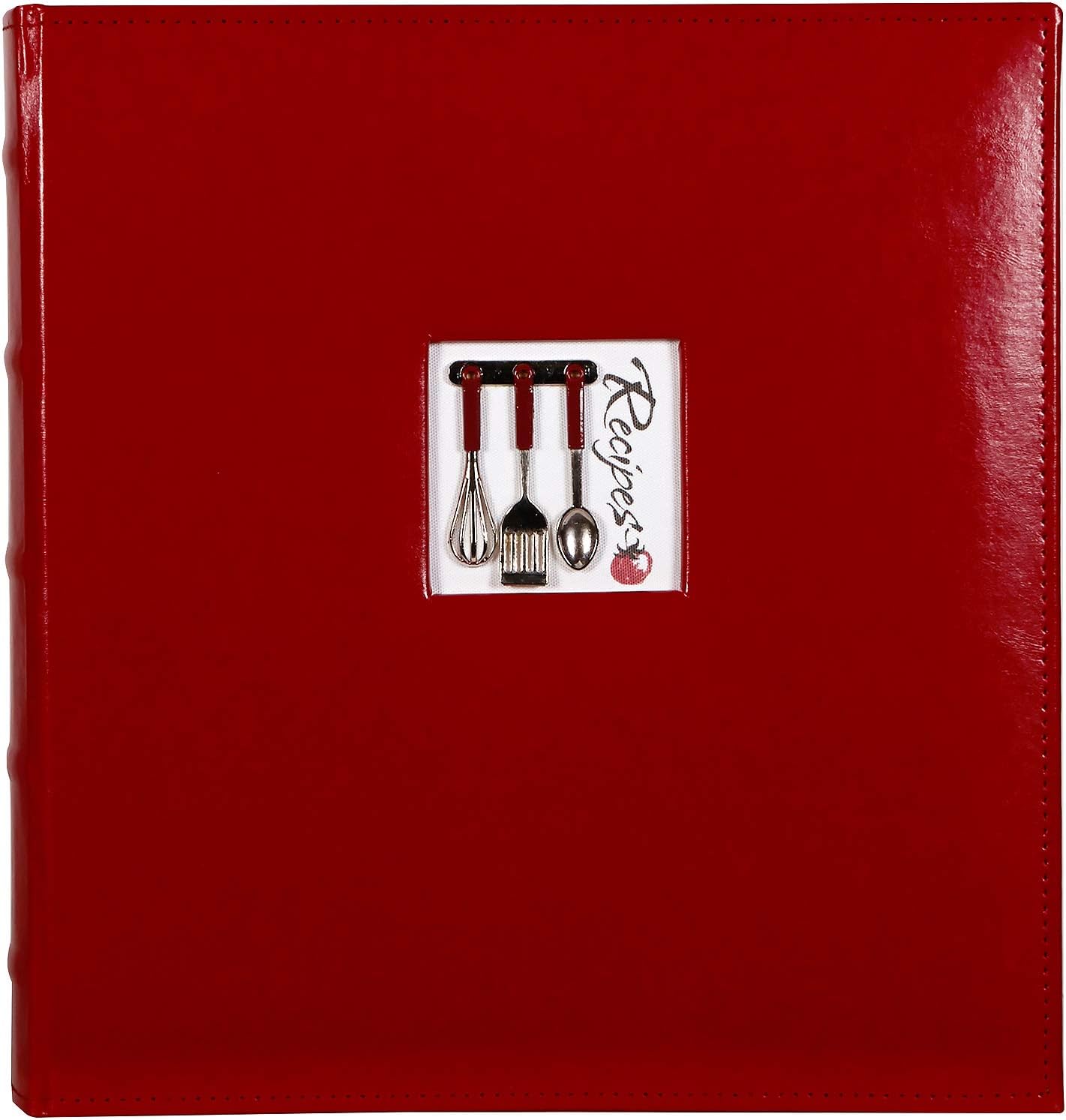 C.R. Gibson QP13-8949 Recipe Binder, 11 x 12 inches