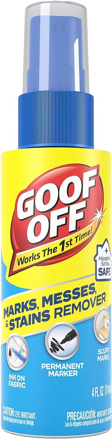 Goof Off - Household Heavy Duty Remover for Spots, Stains, Marks, and Messes – 4 fl. oz