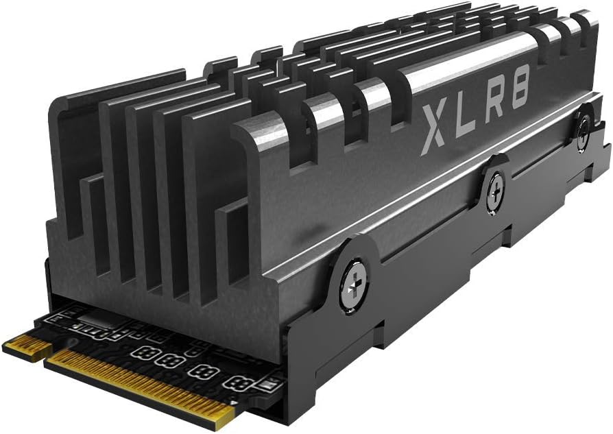 PNY XLR8 CS3040 500GB M.2 NVMe Gen4 x4 Internal Solid State Drive (SSD) with Heatsink - M280CS3040HS-500-RB​