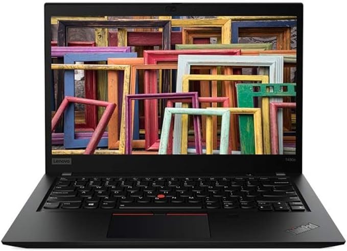 Lenovo ThinkPad T490s 14.0'' Ultra slim Laptop, Intel Quad-Core  i7-8665U-8th Gen  - 16GB DDR4 RAM - 512GB SSD - Wi-Fi, Bluetooth - Windows 10 Pro 64-bit