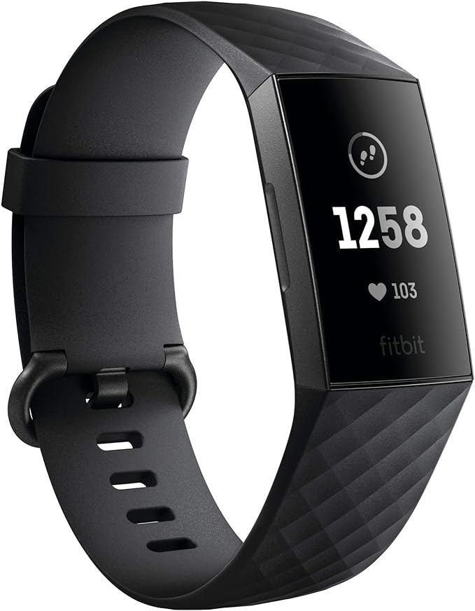 Fitbit Charge 3 Fitness Activity Tracker - Graphite Black