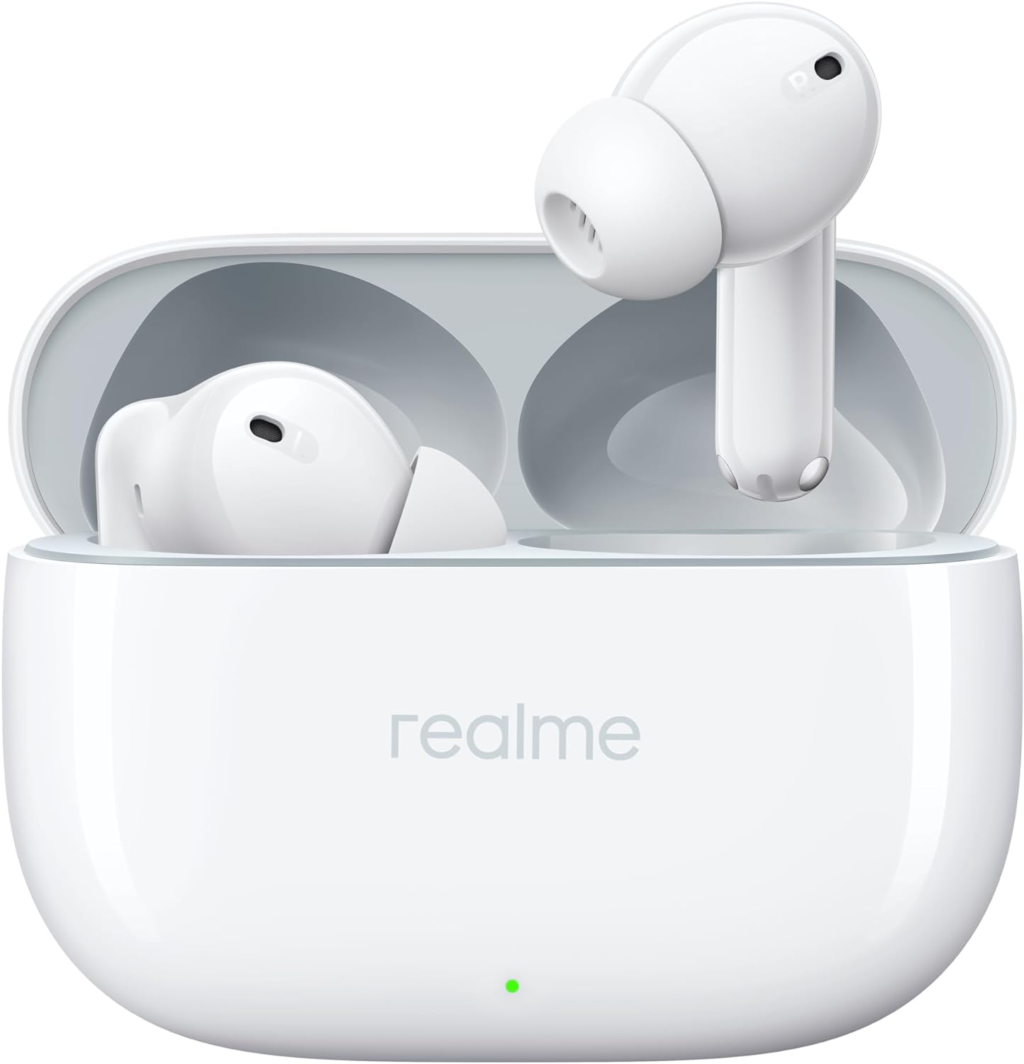 Realme Buds T300 Wireless Earphone 40 Hours Battery Life IP55 Waterproof Active Noise Cancelling Bluetooth 5.3 Headphone - Youth White