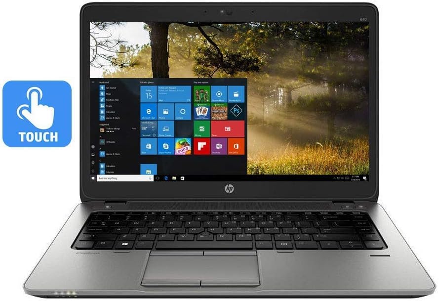 HP EliteBook 840 G3 Touch Screen Intel Core i5 6th Generation 8GB RAM 256GB SSD 14 inch display - Silver