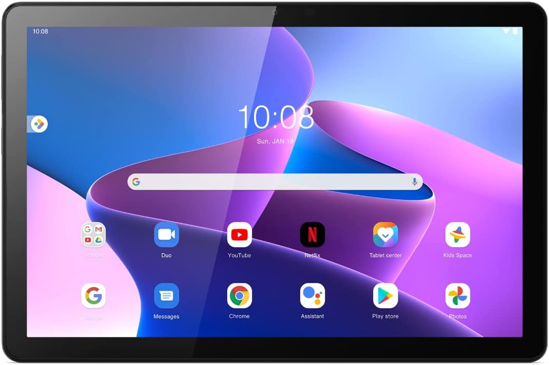 Lenovo TAB M10 3rd 10 Inch Unisoc T610 OC 1.8GHz 4GB 64GB No Call Feature Wi-Fi 5000 mAh Battery TB328FU with Folio Case and Film ZAAE0075SA -  STORM GREY