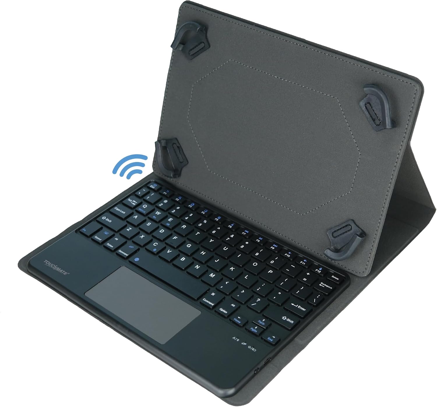 TOUCHMATE Universal Tablet Cover with Bluetooth Keyboard & Trackpad