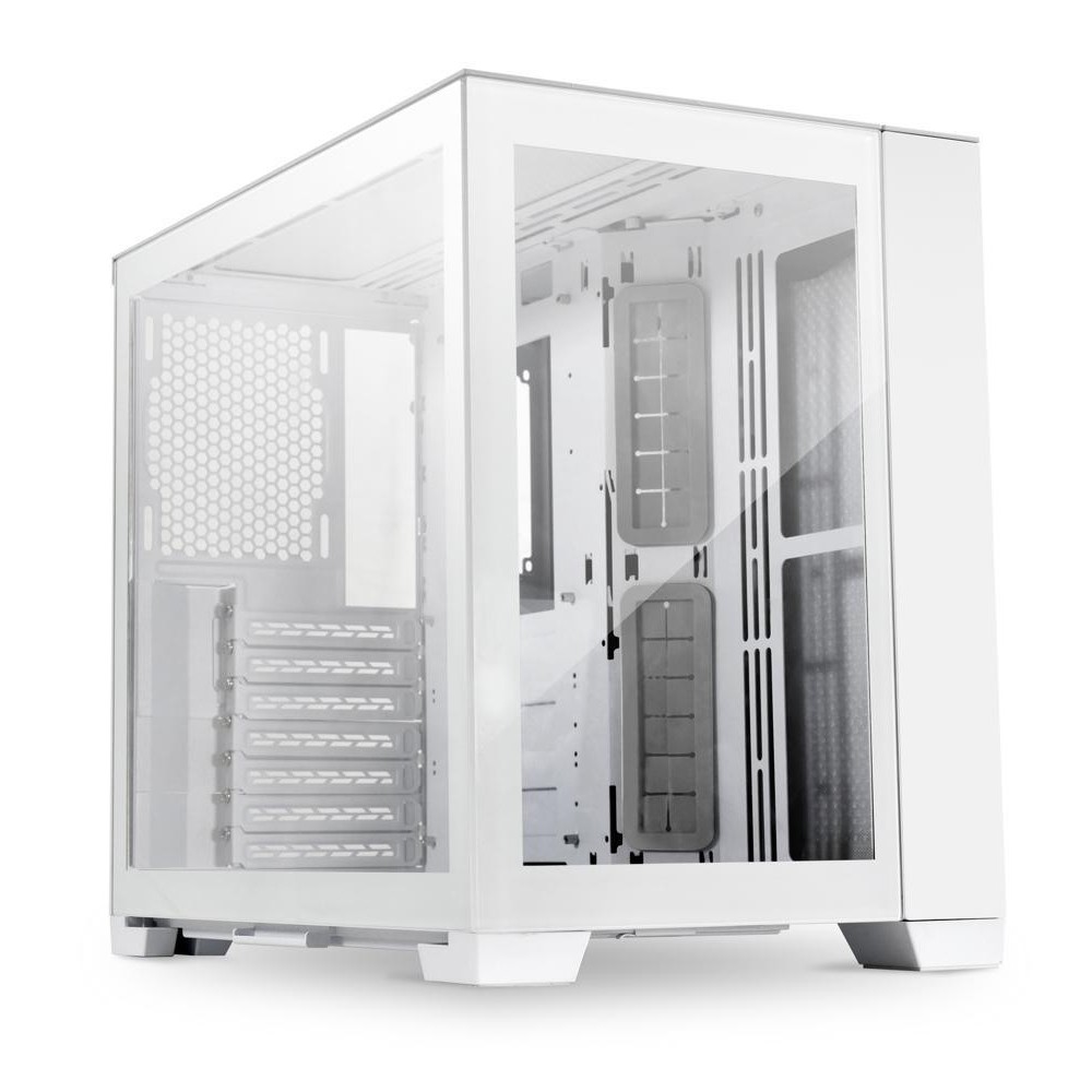 Lian Li O11 Dynamic Mini Snow White - White SECC, Aluminum, Tempered Glass, ATX, Mirco ATX , Mini ITX Mini Tower Computer Case