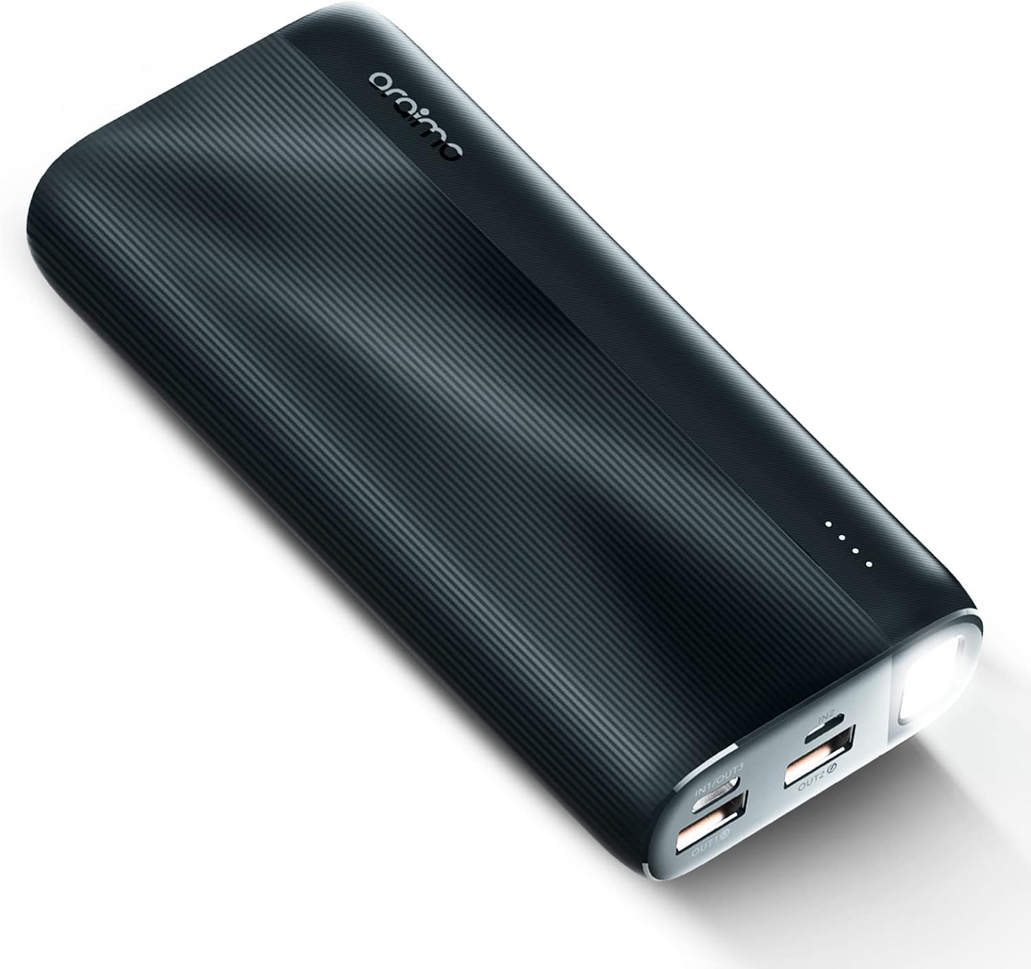 Oraimo 20000mAh Power Bank with 20W Fast Charging PD 3.0+QC3.0 Quick Charge,Triple Output, Type C &Micro Input, Multi-Layer Protection with LED Torch 20 watts | 20000mAh