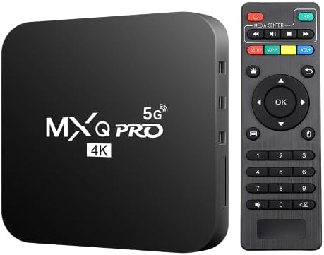 MXQ Pro 5G 4K Android10.1 /1GB+8GB TV Box: High-Definition Streaming with Ultra-Fast 5G Connectivity